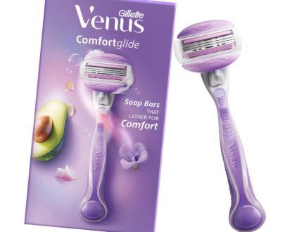 Gillette Venus Breeze Hair Removal Razor Blade/Refill - Gel Bar With Avocado Oils & Freecia Scent